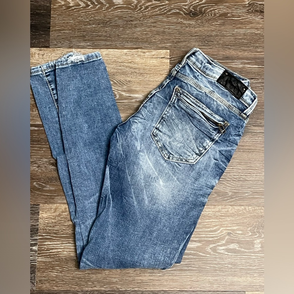 Buckle Black Skinny Jeans
